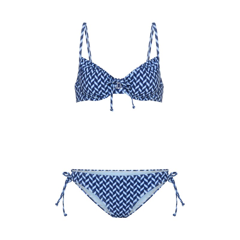 LSCN by LASCANA Bikiny světlemodrá / tmavě modrá