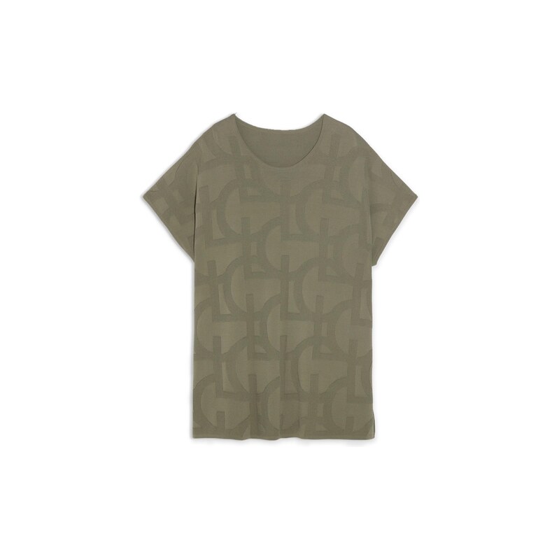 Lola Casademunt Tričko khaki / jablko