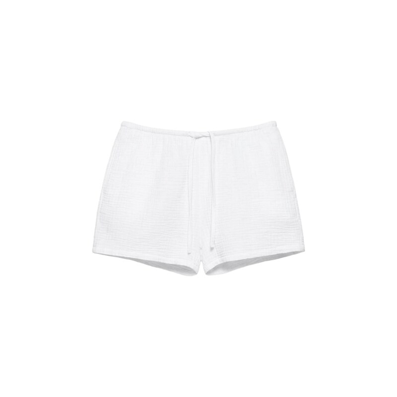 Pull&Bear Kalhoty PACIFIC bílá