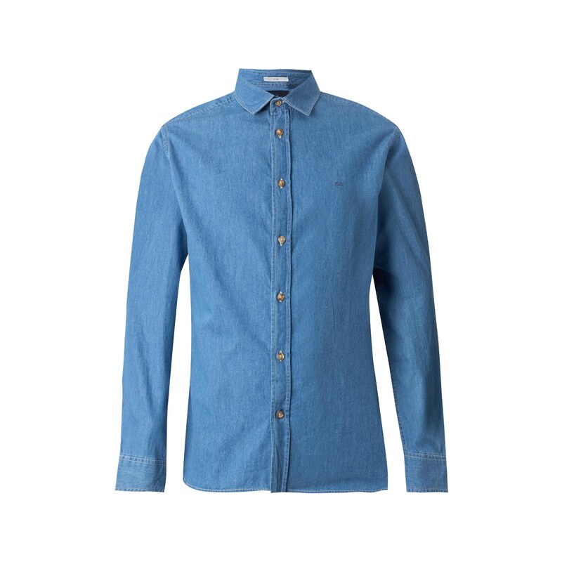 Pepe Jeans Košile ABEL modrá džínovina