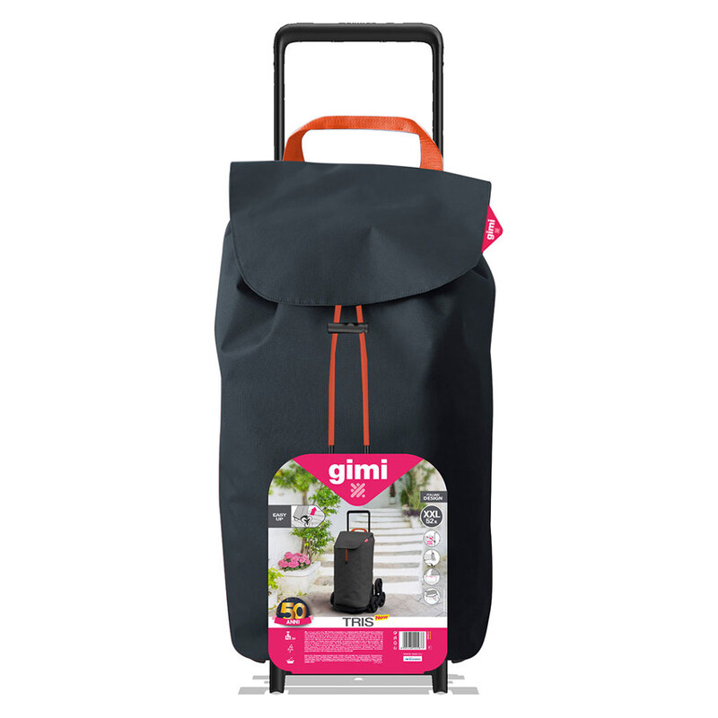 GIMI Tris Floral nákupní vozík šedý 52 l