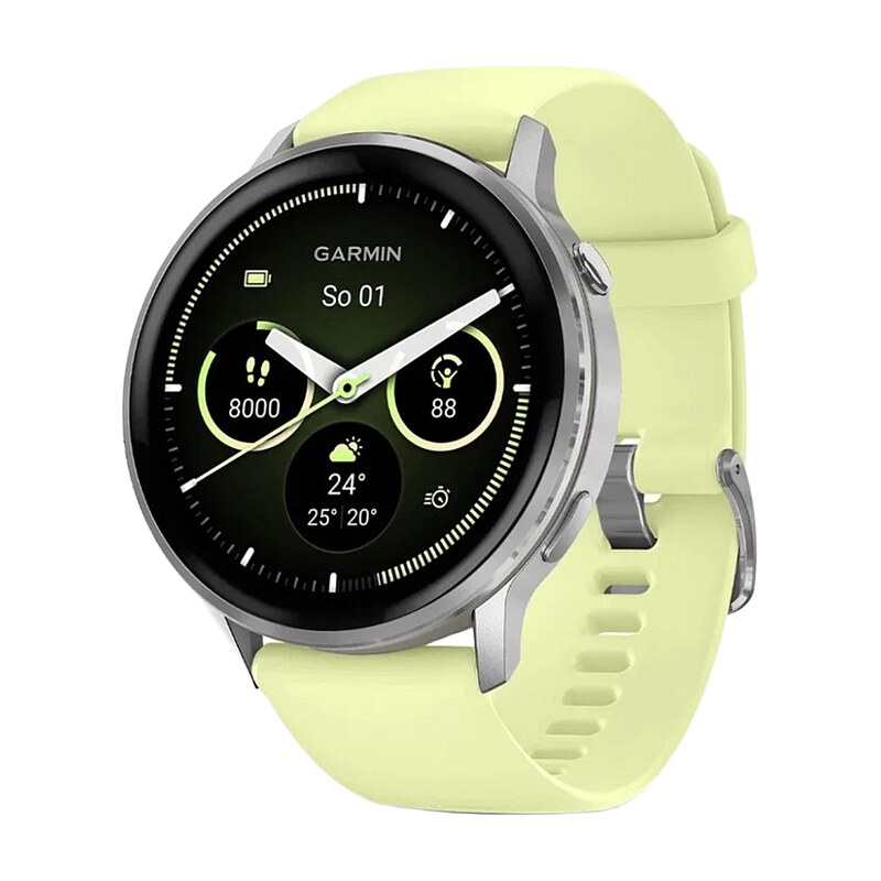 GARMIN Venu 4 - 45 mm Silver/Citron chytré hodinky