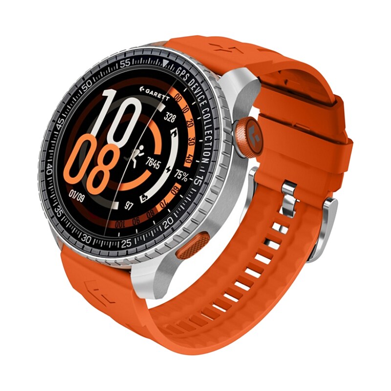 GARETT ELECTRONICS GARETT Smartwatch compass silver GPS chytré