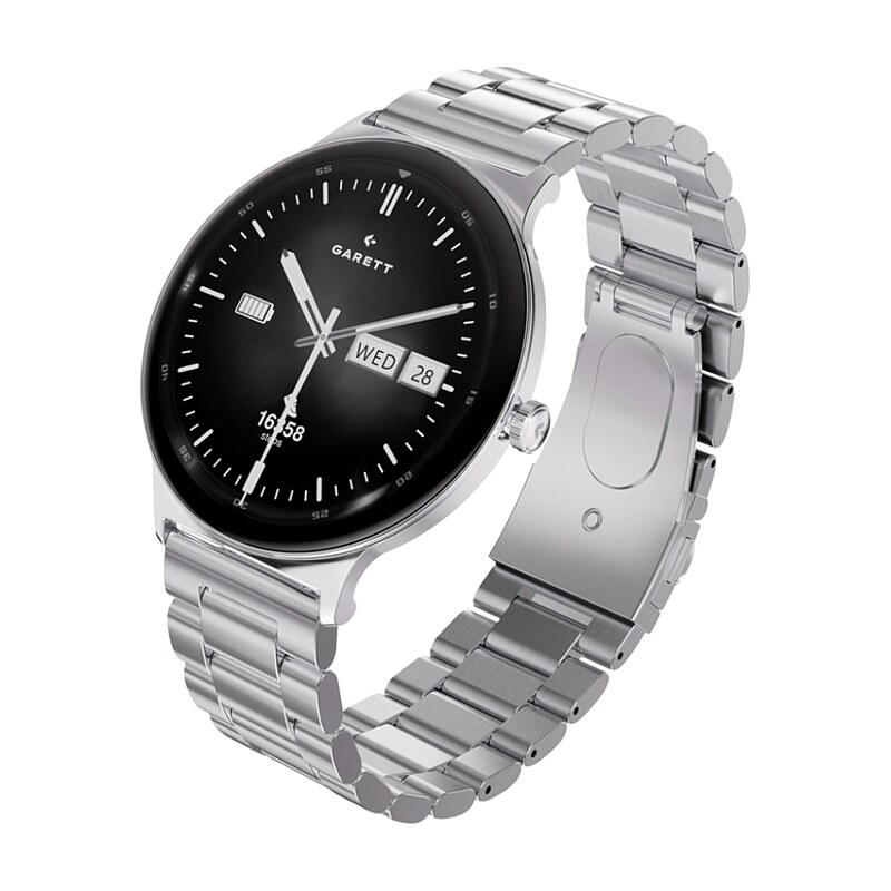 GARETT ELECTRONICS GARETT Smartwatch quantum silver steel chytré