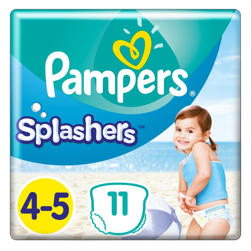 PAMPERS Splashers kalhotkové plenky do vody vel.4-5 9-15 kg 11