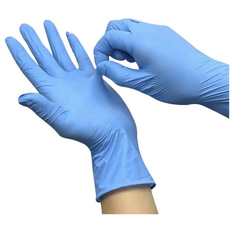 SOFTCLINIC Nitrilové rukavice vyšetřovací nepudrované modré S