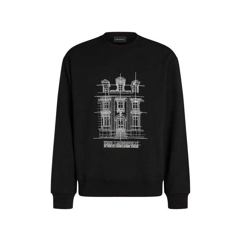 Karl Lagerfeld Mikina Maison De Karl černá / bílá