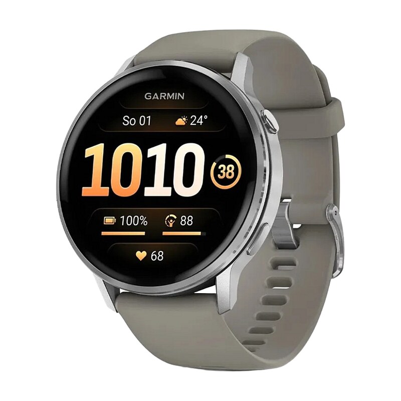 GARMIN Venu 4 - 45 mm Silver/Silver Gray chytré hodinky