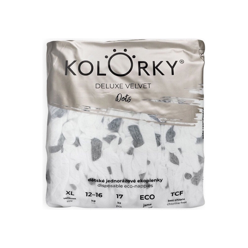 KOLORKY DELUXE VELVET jednorázové EKO plenky se sametovým