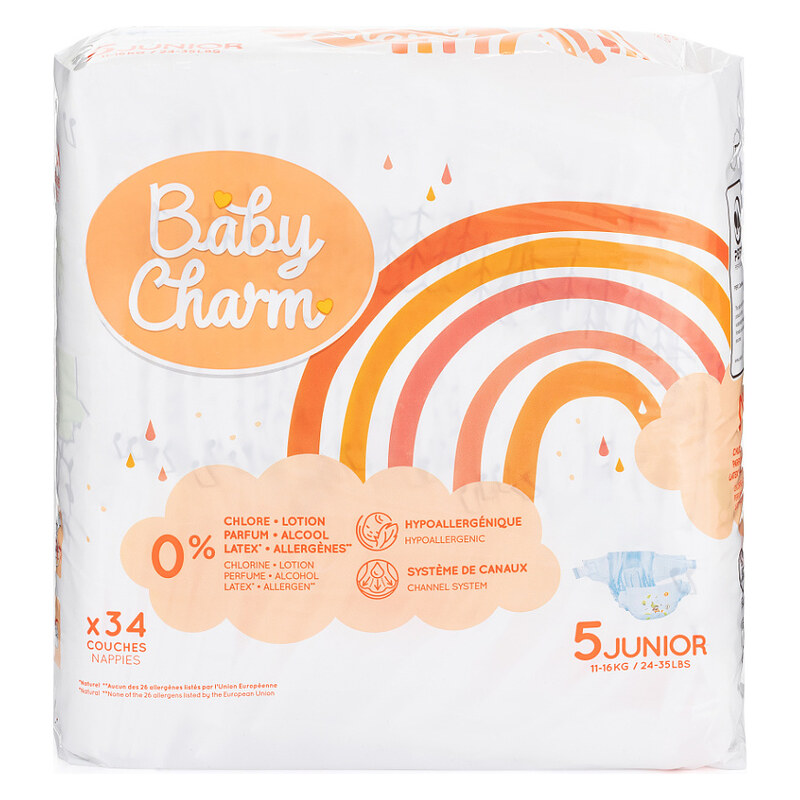 BabyCharm BABY CHARM Super Dry Flex Junior vel.5 pleny 11-16 kg