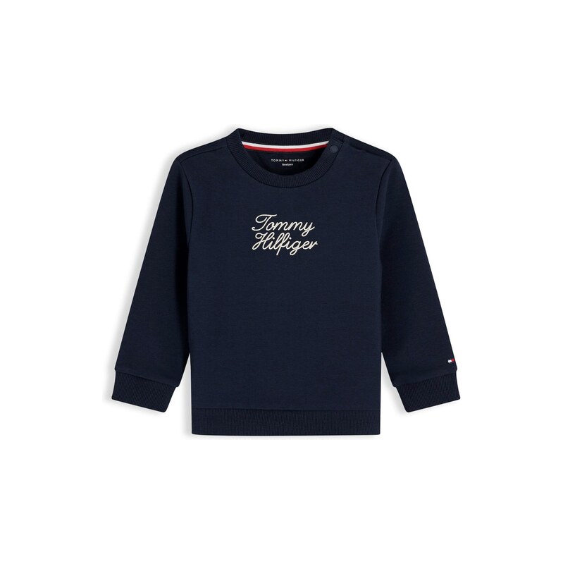 TOMMY HILFIGER Mikina námořnická modř / bílá