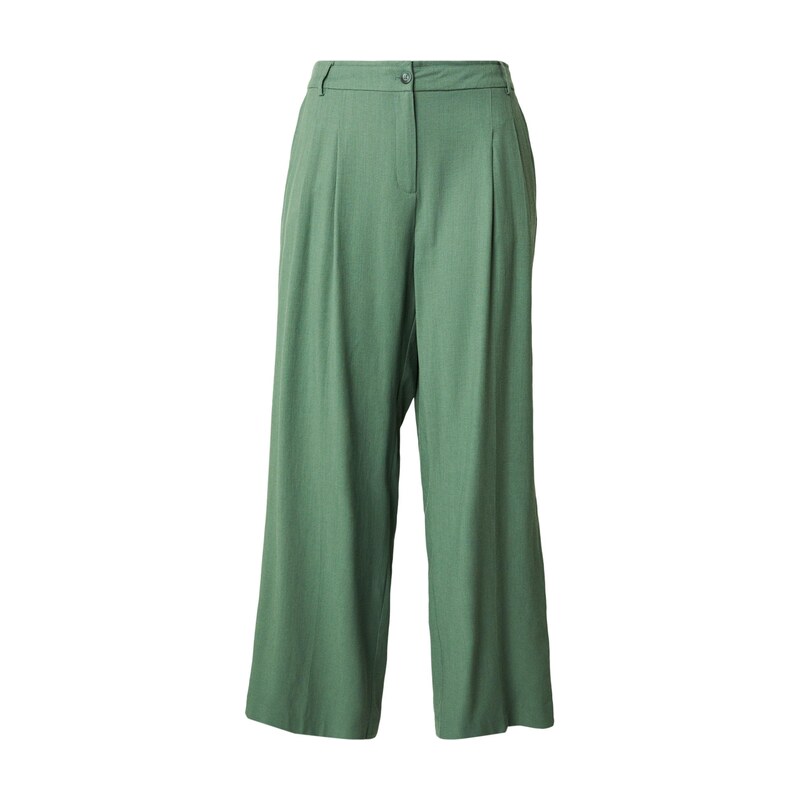 Vero Moda Curve Kalhoty se sklady v pase VMCMALA nefritová