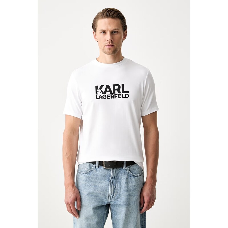 Karl Lagerfeld tričko pánské bavlněné