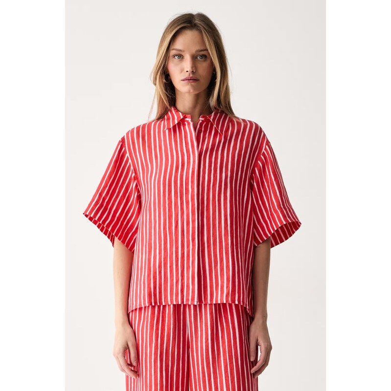 Marimekko košile dámská lněná