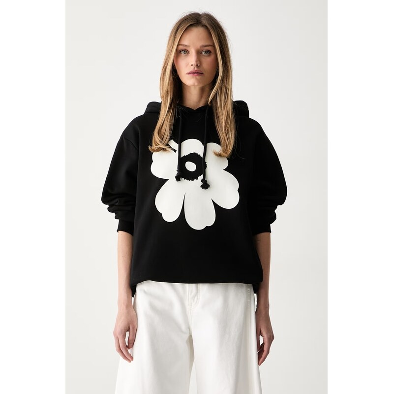 Marimekko mikina s kapucí dámská s bavlnou