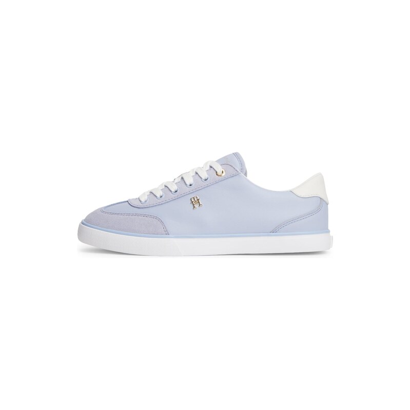 TOMMY HILFIGER Tenisky TH Monogram Vulcanised světlemodrá / bílá