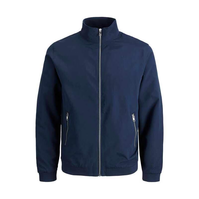 Jack & Jones Plus Přechodná bunda JJERUSH námořnická modř