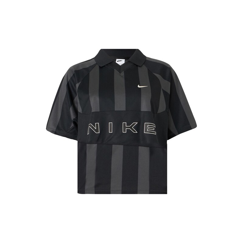 Nike Sportswear Tričko tmavě šedá / černá / bílá