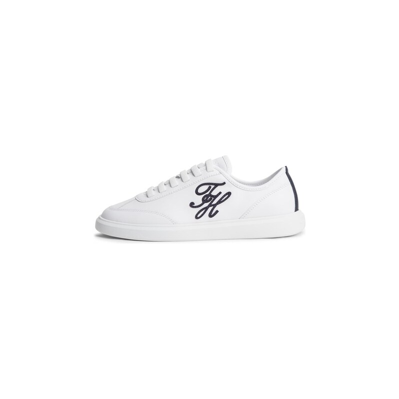 TOMMY HILFIGER Tenisky Logo Lightweight Court černá / bílá
