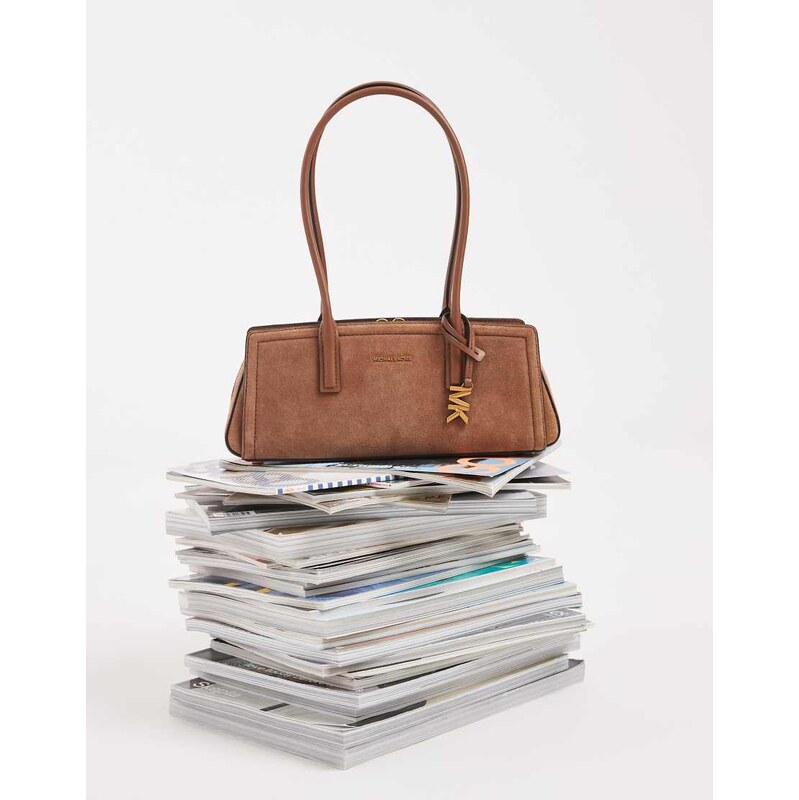 Michael Kors Laila small east west shoulder bag in luggage brown