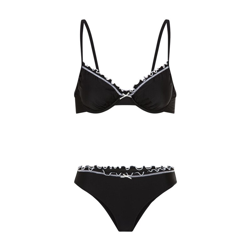 LSCN by LASCANA Bikiny černá