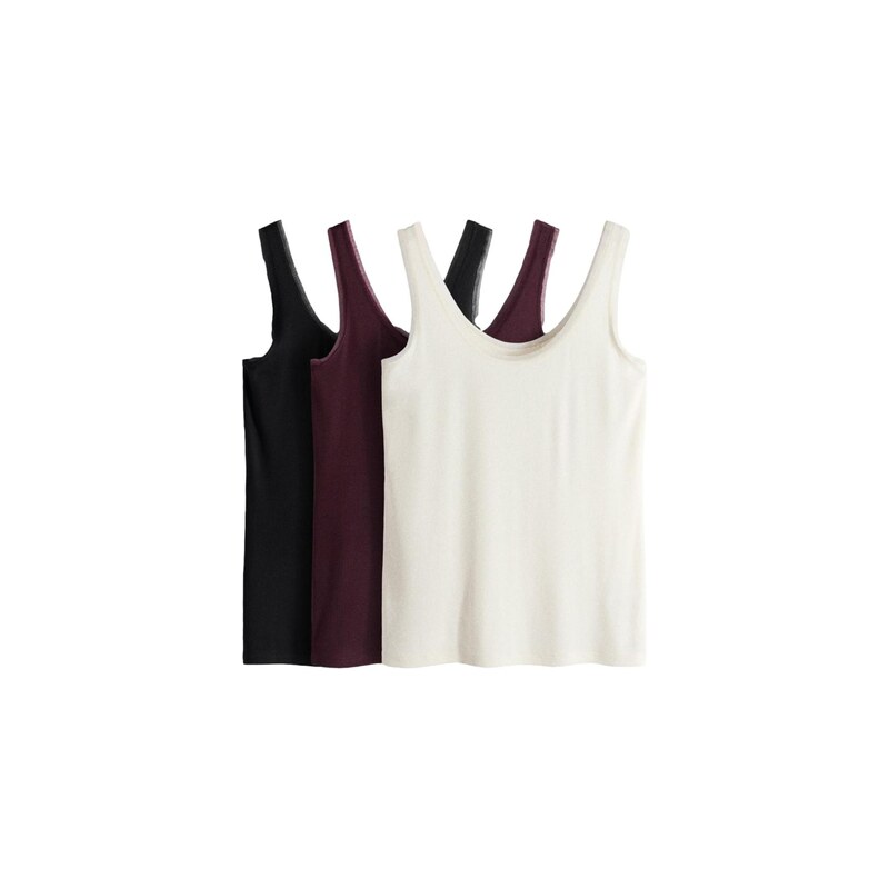 The Set Top námořnická modř / burgundská červeň / offwhite