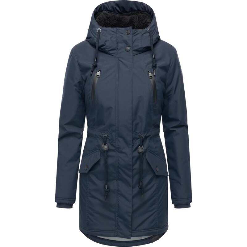 Ragwear Zimní parka Elsien námořnická modř