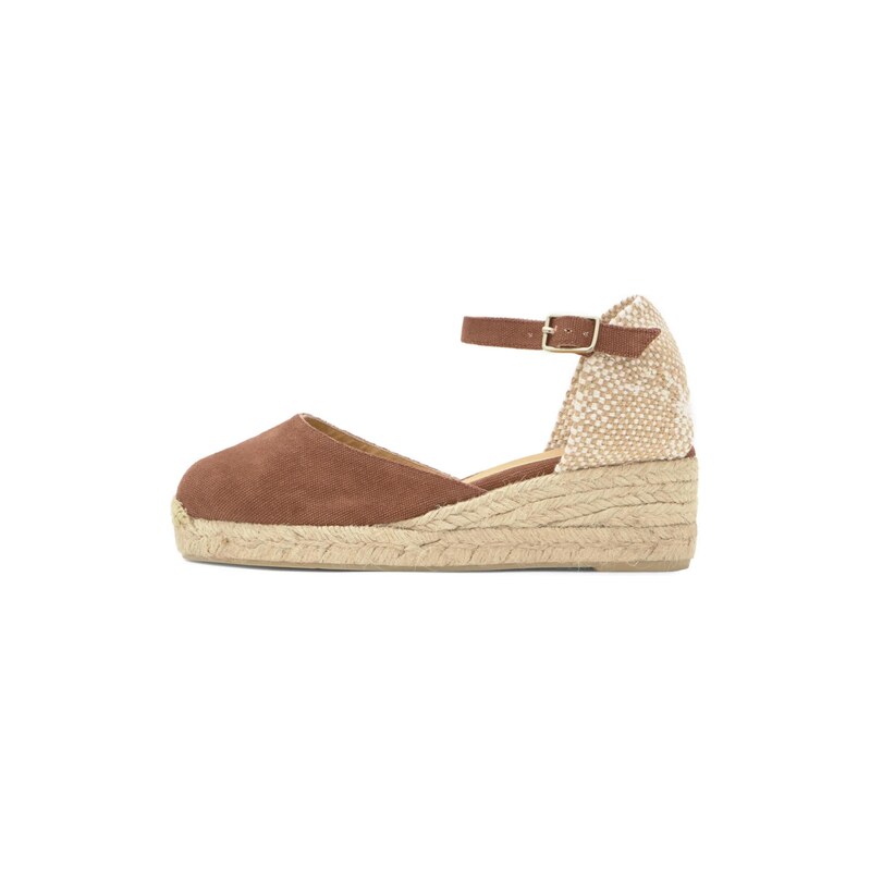 Castañer Espadrilky Carol béžová / hnědá