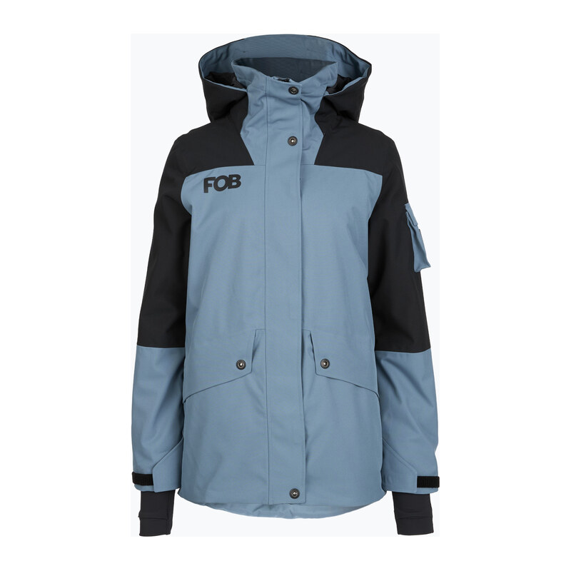 Dámská snowboardová bunda 4F F586 denim