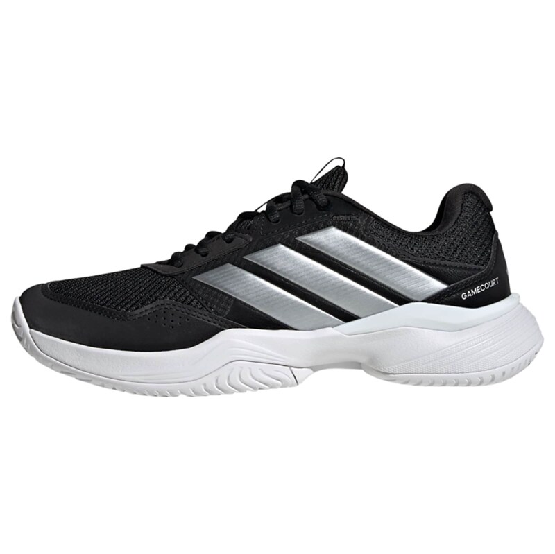 ADIDAS PERFORMANCE Sportovní boty GameCourt 3 černá / stříbrná