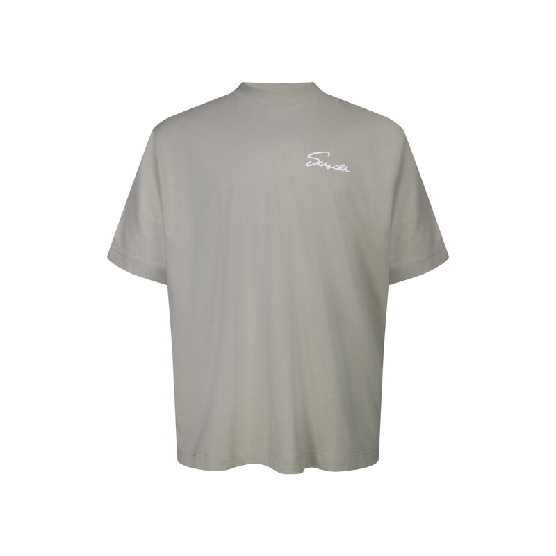 SikSilk Tričko khaki / bílá