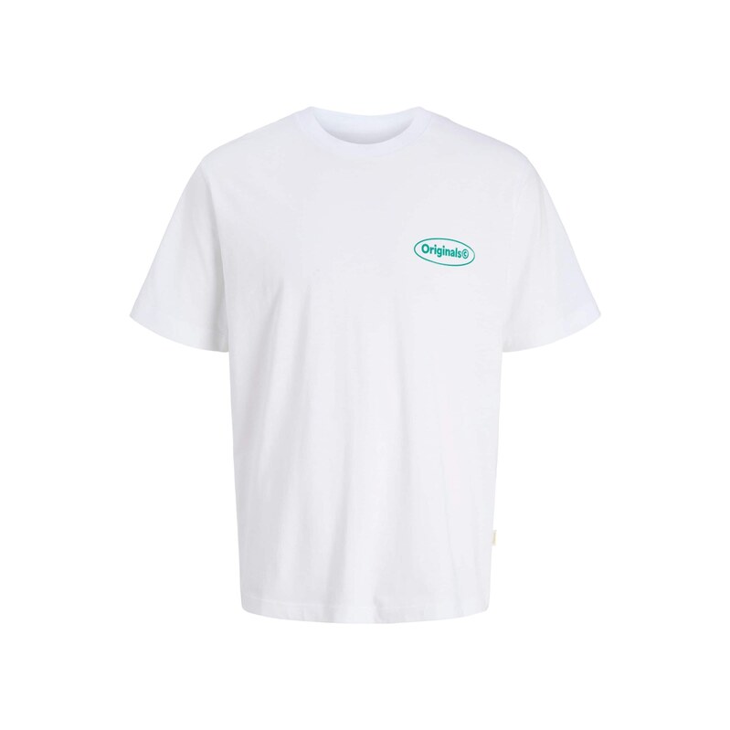 JACK & JONES Tričko zelená / fialkově modrá / oranžová / bílá