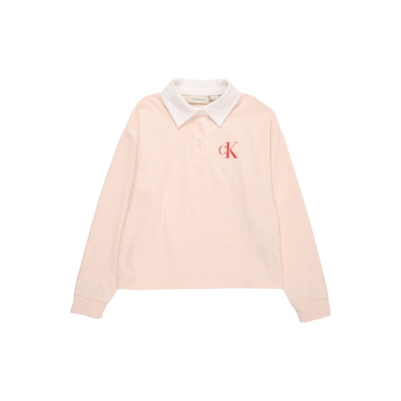 Calvin Klein Jeans Tričko MINI ME růže / červená / bílá