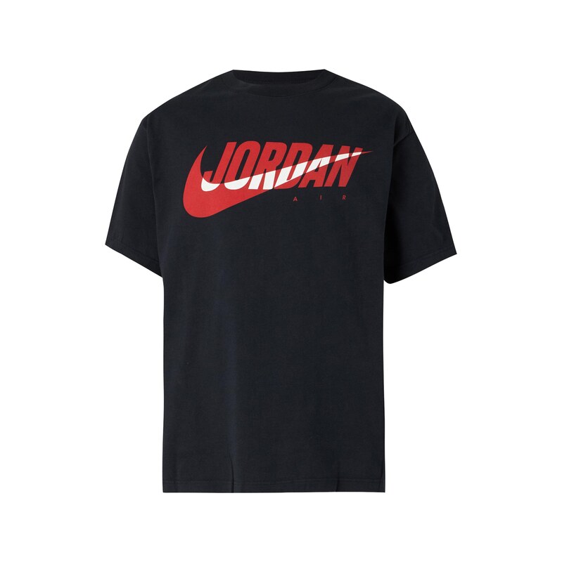 Jordan Tričko Brooklyn Essentials červená / černá / bílá