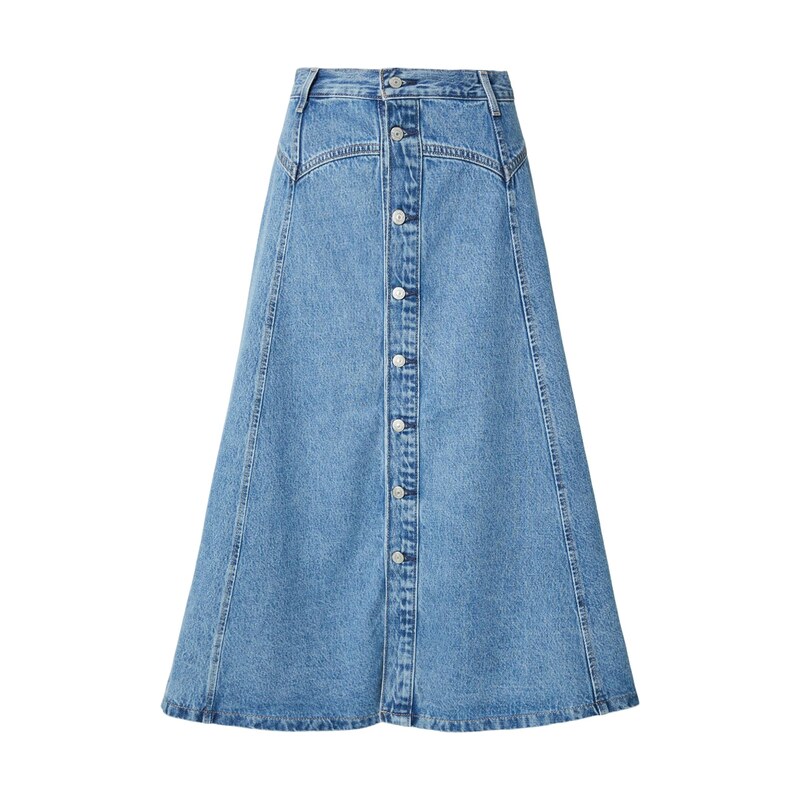 LEVIS  Sukně YOKED modrá