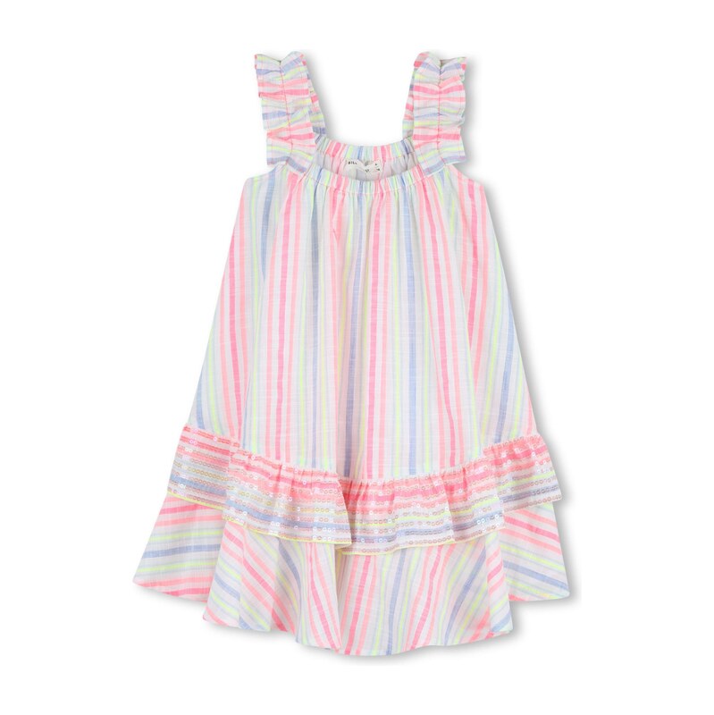 Billieblush Šaty safírová / svítivě žlutá / pink / bílá