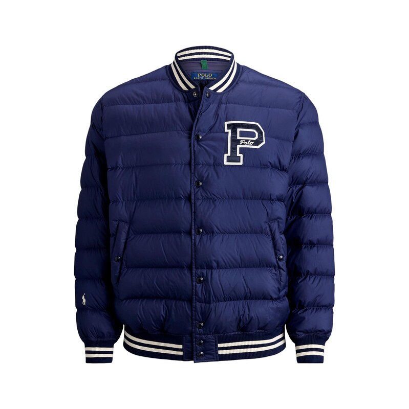 Polo Ralph Lauren Big & Tall Zimní bunda námořnická modř / bílá