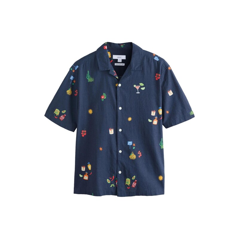 Next Košile námořnická modř / žlutá / kiwi / červená