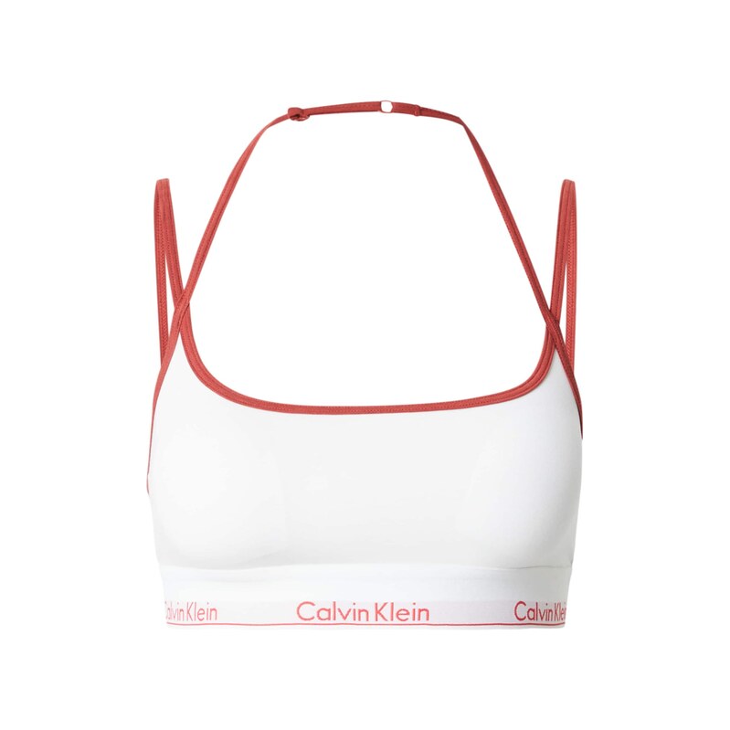 Calvin Klein Underwear Podprsenka hnědá / bílá