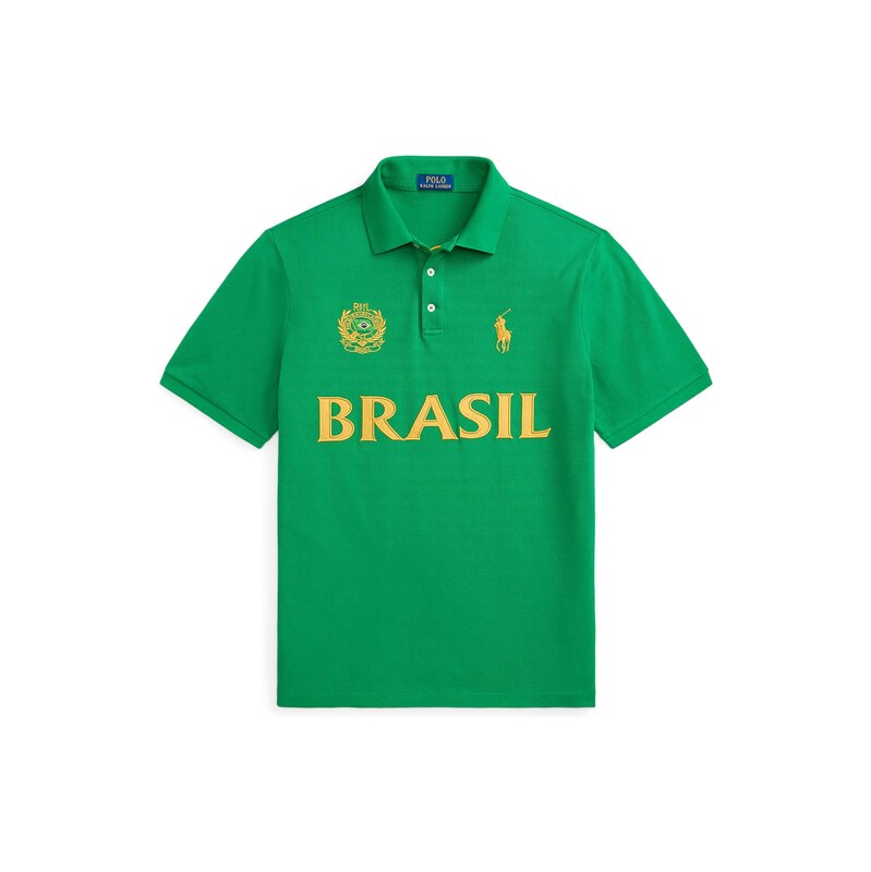 Polo Ralph Lauren Tričko tmavě žlutá / zelená