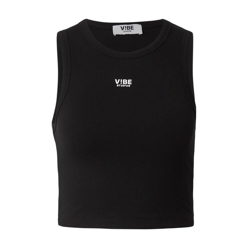 V!BE STUD!OS Top černá / bílá