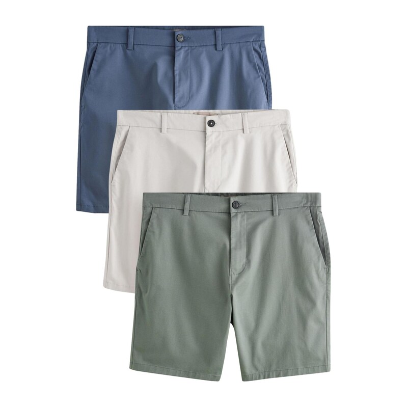 Next Chino kalhoty modrá / režná / zelená
