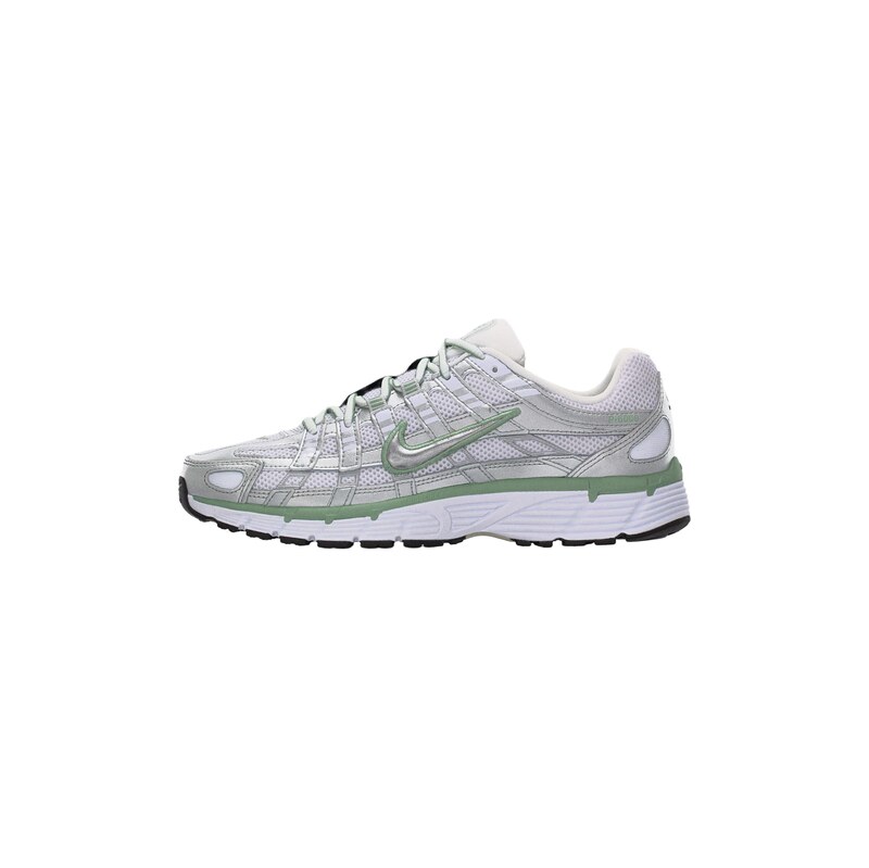 Nike Sportswear Tenisky P-6000 zelená / stříbrná / bílá