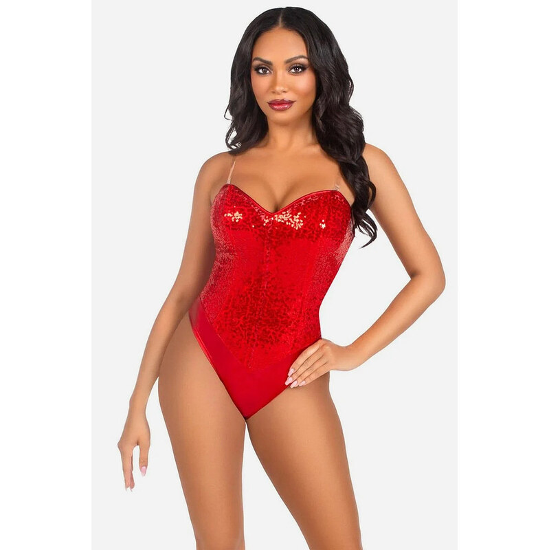 Leg Avenue Červené sexy body 2786