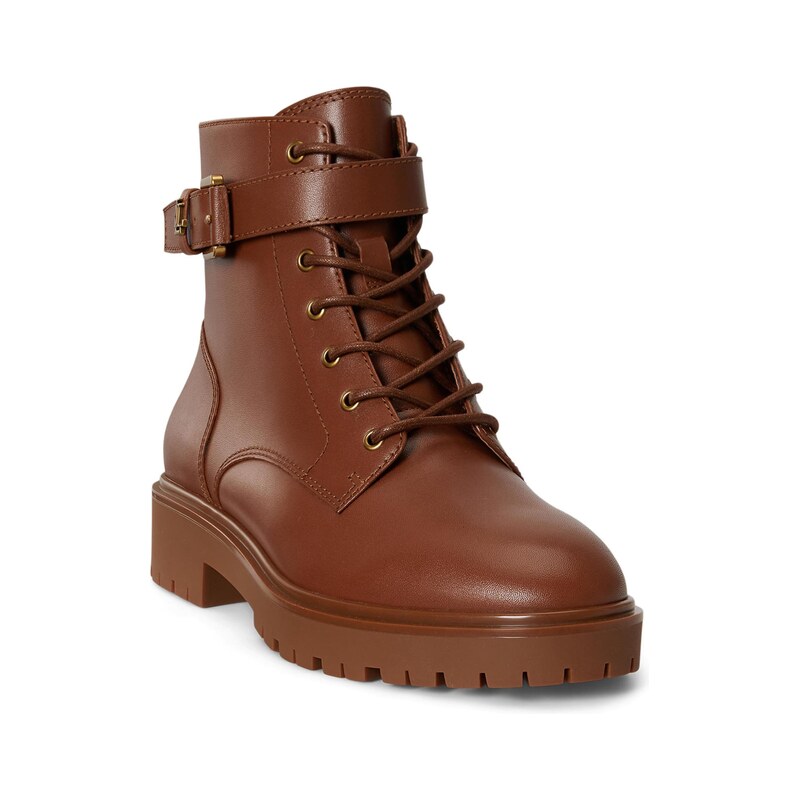 Lauren Ralph Lauren Šněrovací kozačky ALLYSON pueblo