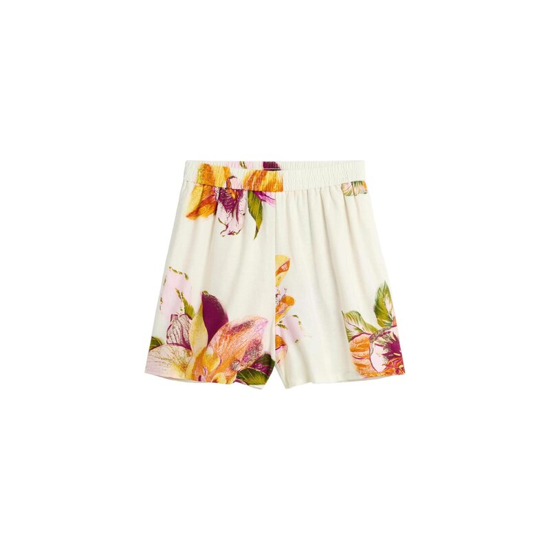 Desigual Kalhoty mix barev / bílá