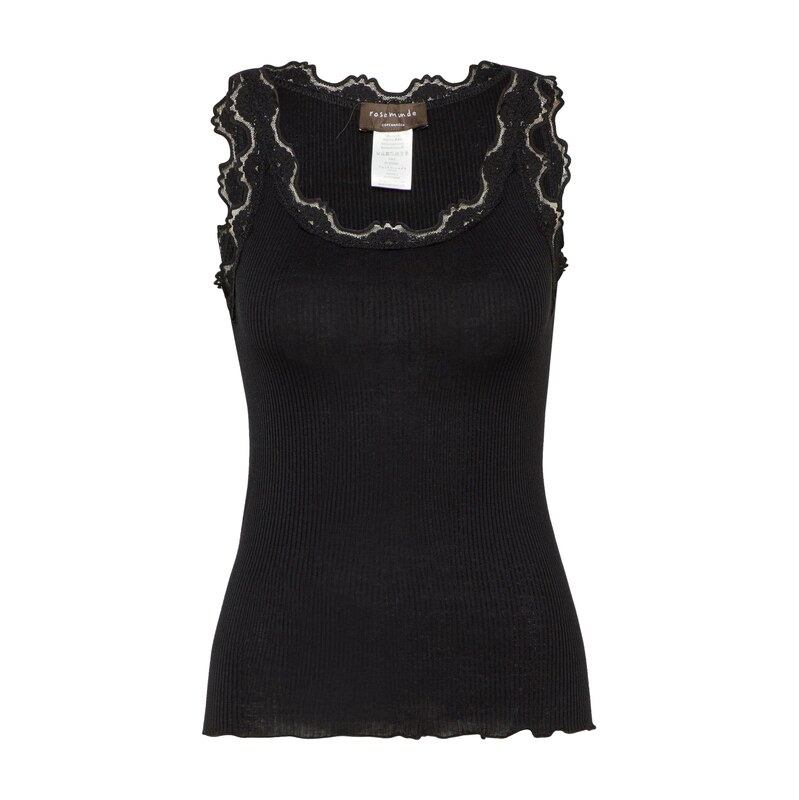 rosemunde Top vintage lace černá