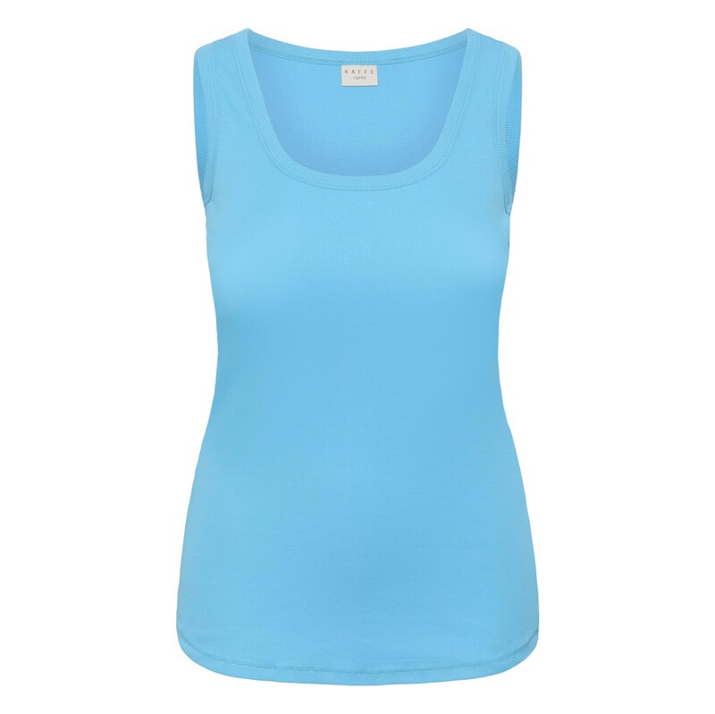 KAFFE CURVE Top KCCarina azurová