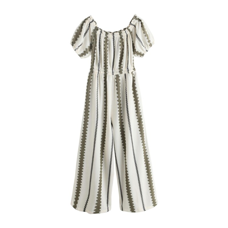 Next Overal krémová / khaki / černá