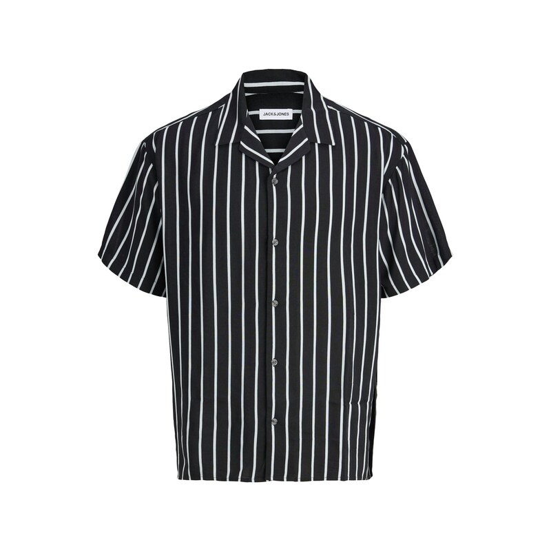 Jack & Jones Plus Košile JJEJeff černá / bílá